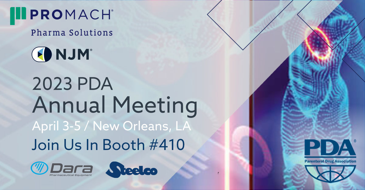 Visit NJM, Dara Pharma and Steelco at the PDA Annual Meeting April 35